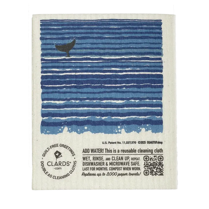 Make Waves 2-in-1 Greeting Clard® & Eco Cloth - Eco