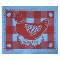 Load image into Gallery viewer, Nesty Girl Hen Blue - blue - Swedish Dishcloths soakitup.shop
