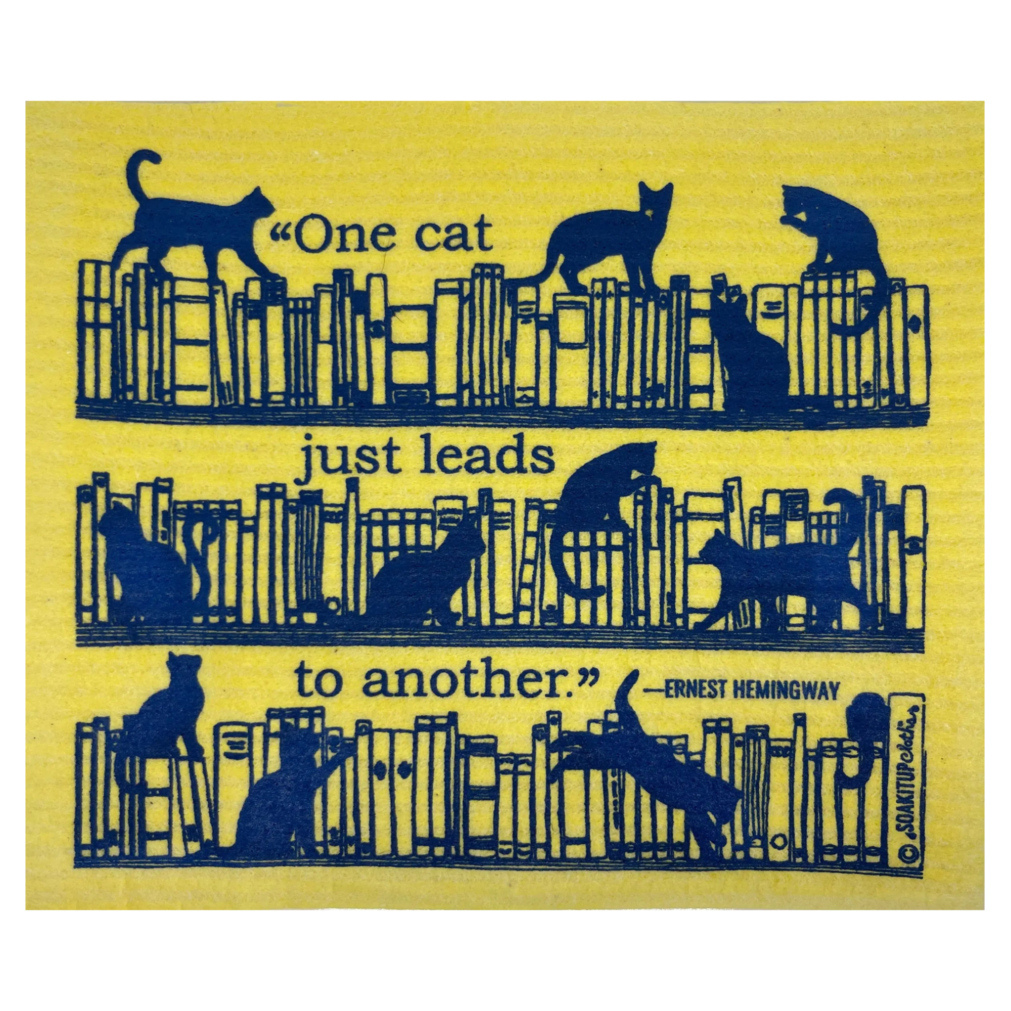 One Cat Just Leads to Another —Hemingway Yellow - yellow -