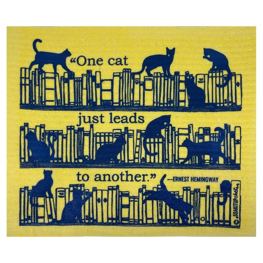 One Cat Just Leads to Another —Hemingway Yellow - yellow -