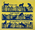 Load image into Gallery viewer, One Cat Just Leads to Another —Hemingway Yellow - yellow -
