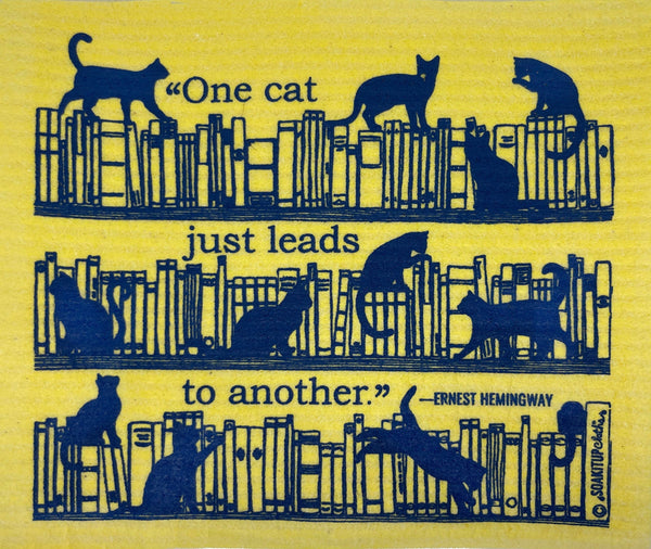 One Cat Just Leads to Another —Hemingway Yellow - yellow -