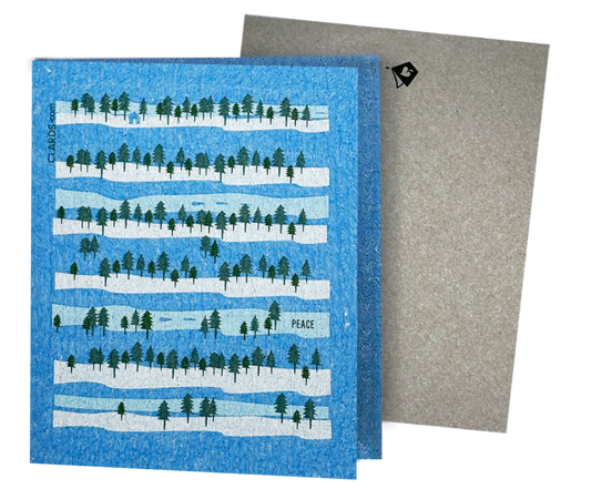 Peace Like A River Greeting Turns Into a Cleaning Cloth