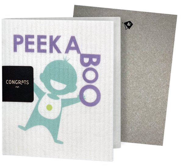 Peak a Boo So Big Baby Clards—Greetings that Clean Up - Eco