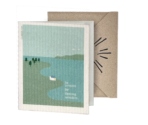 Be Present 2-in-1 Greeting Clard® & Eco Cloth - Eco