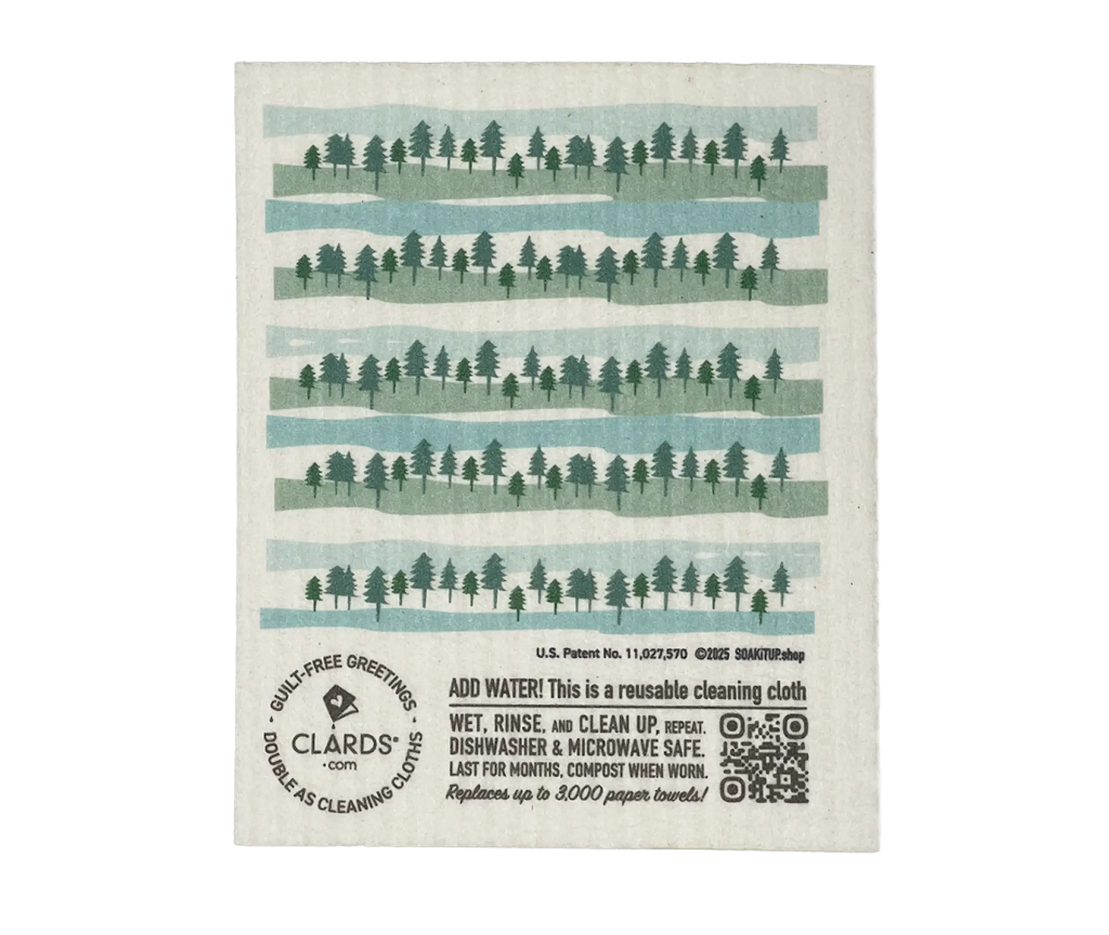 Be Present 2-in-1 Greeting Clard® & Eco Cloth - Eco