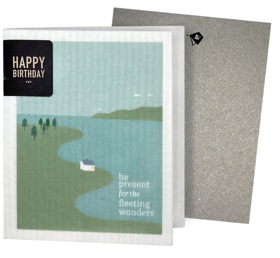 Be present for fleeting wonders Clards—Greetings that Clean