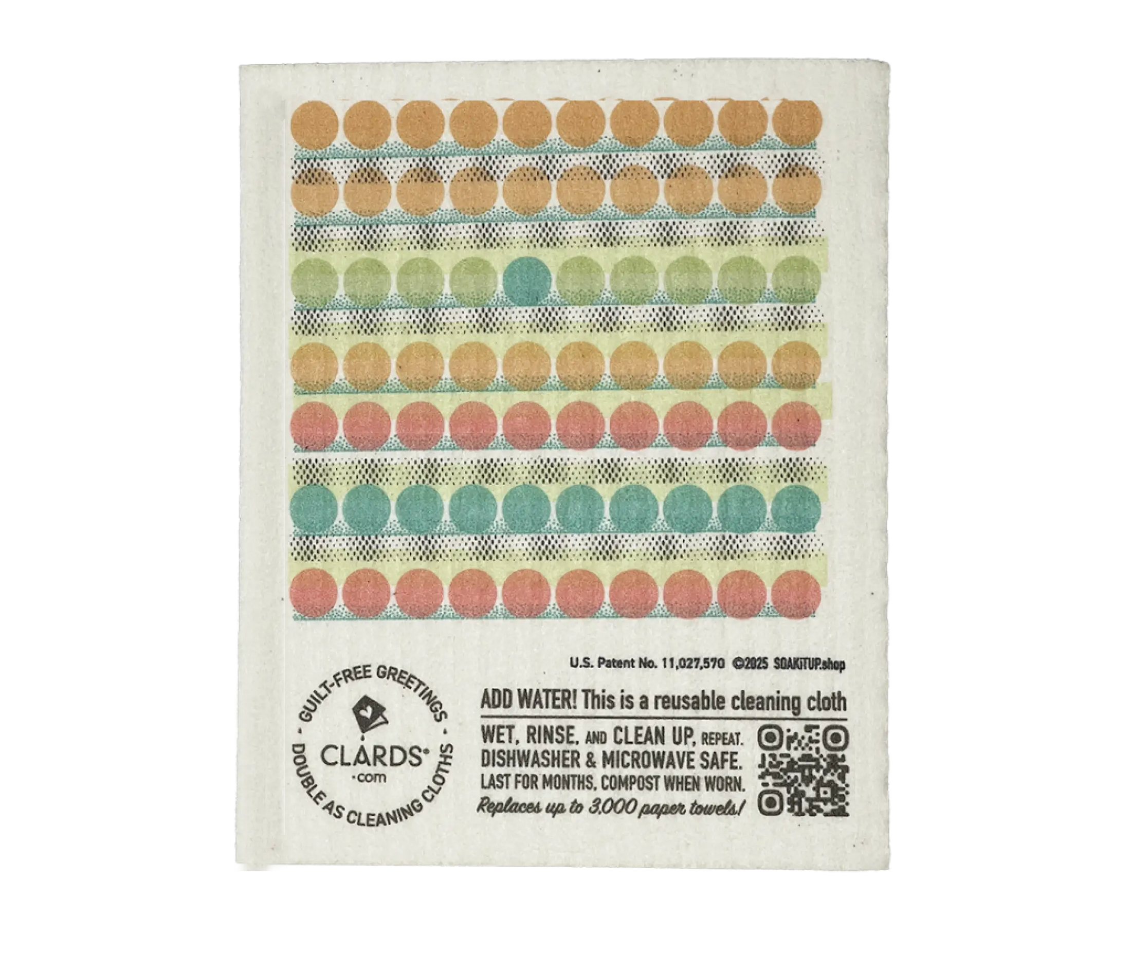 You Rock! 2-in-1 Greeting Clard® & Eco Cloth - Eco Greeting