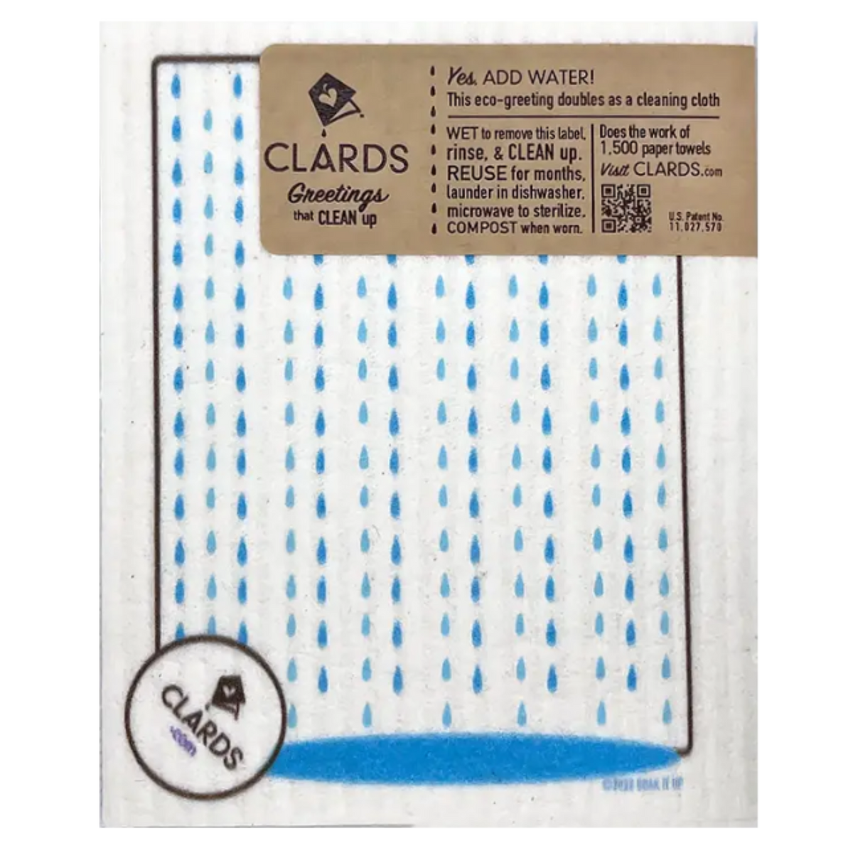 Clard Sh*t Happens Patented Sustainable Greeting | Soak iT Up – Soak iT Up