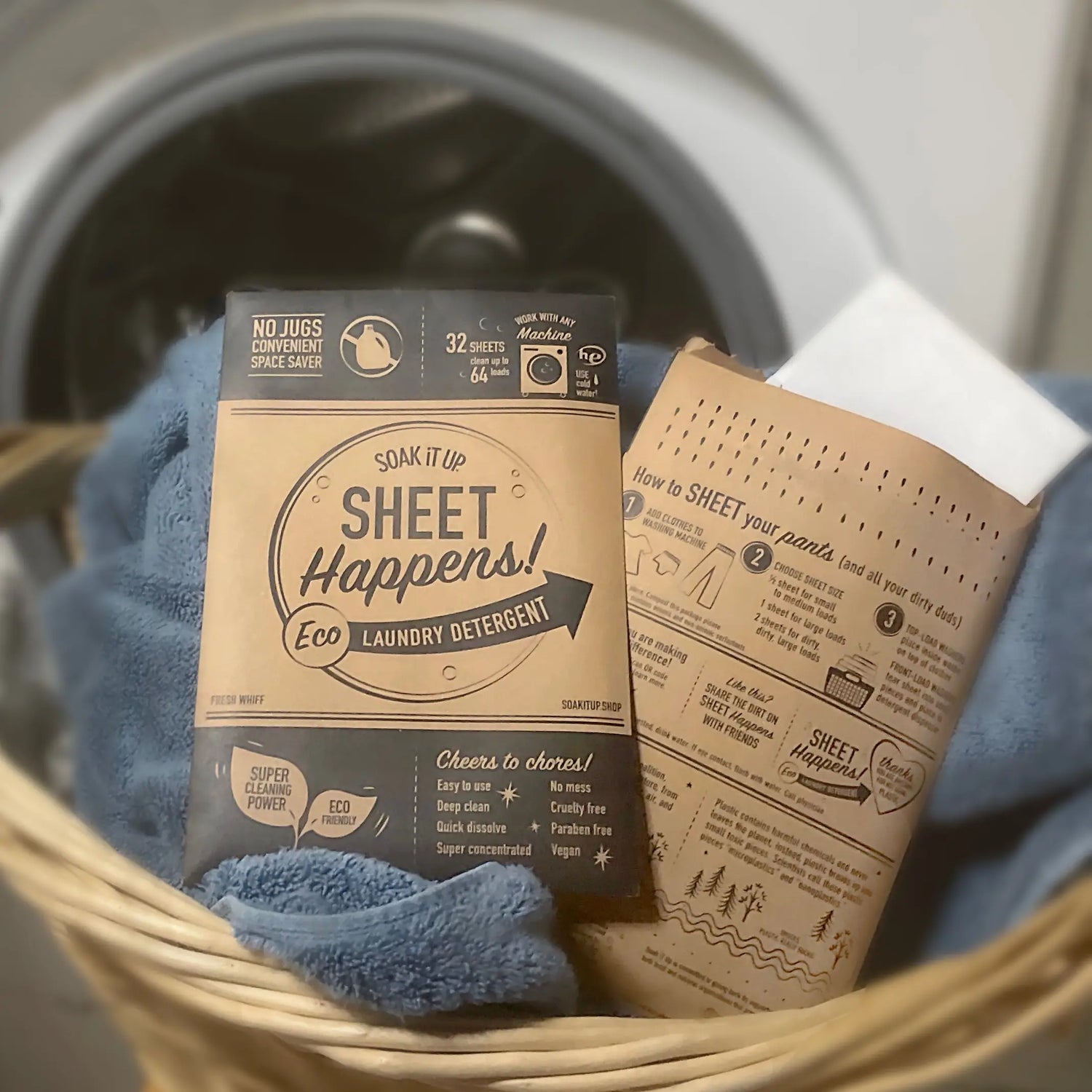 Eco-Laundry Detergent Sheets
