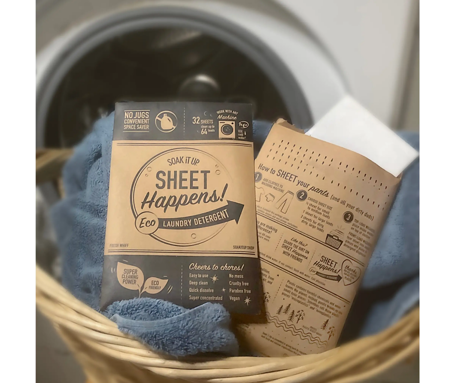 Eco-Laundry Detergent Sheets