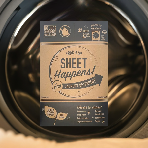 SHEET HAPPENS eco laundry detergent - SAVE 40%