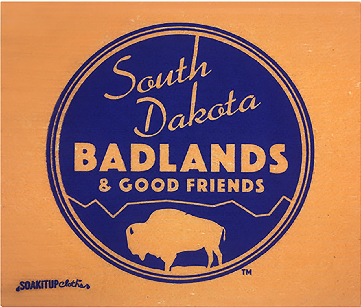 South Dakota Badlands and Good Friends - Swedish Dishcloths
