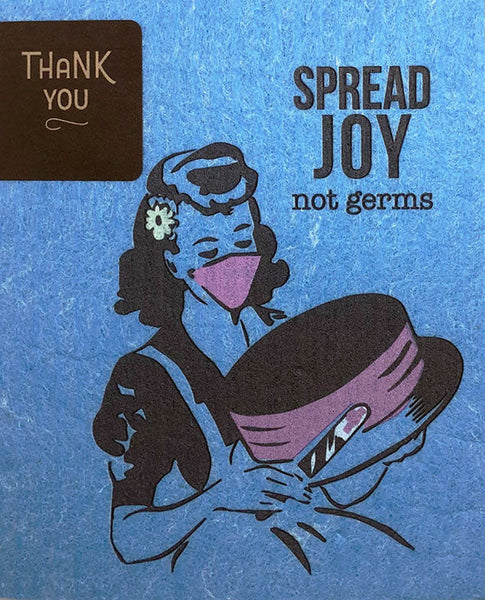 Spread Joy Not Germs Vintage Cake Decorating