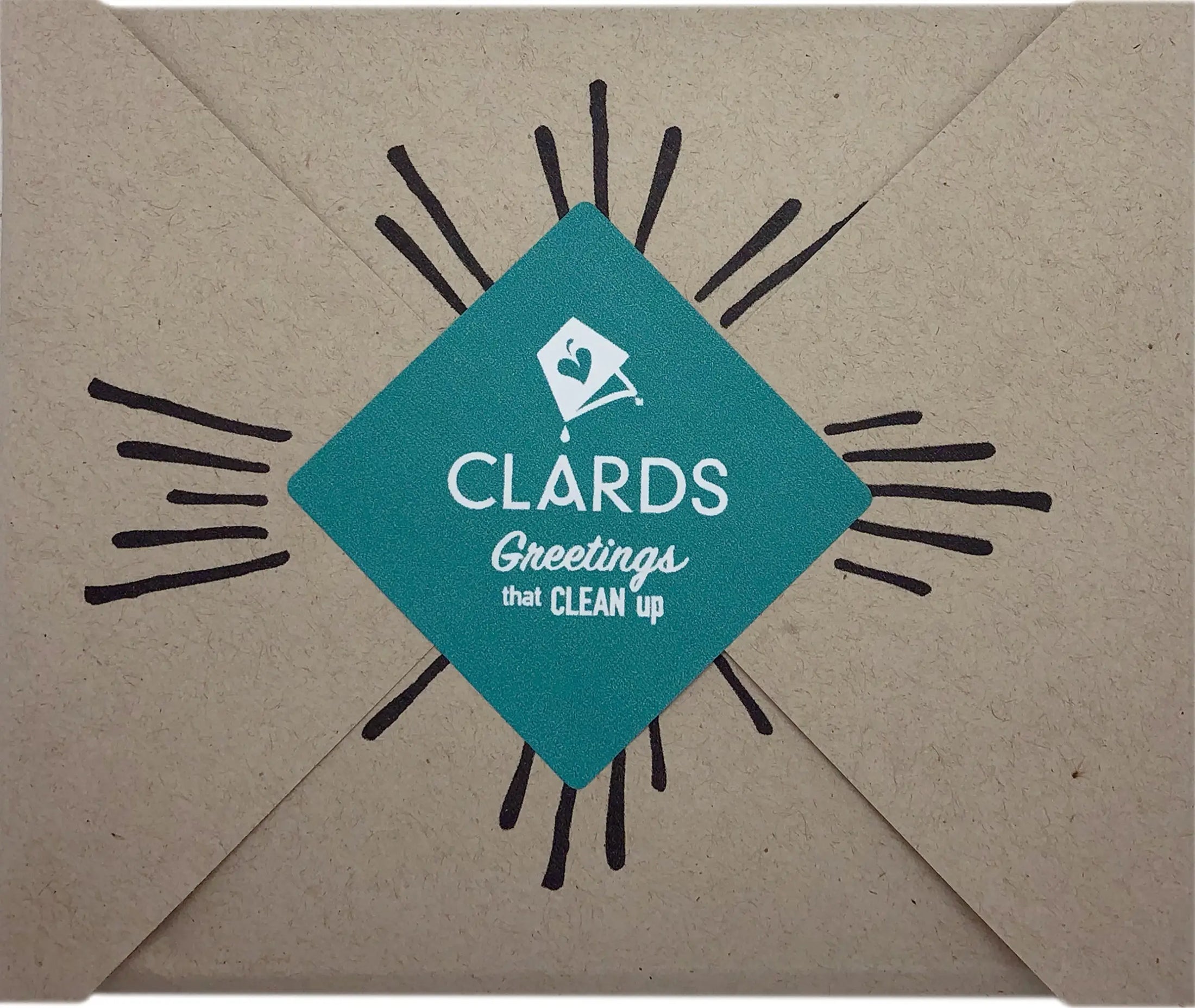 Status Crow with Sunflowers Clards—Greetings that Clean Up -