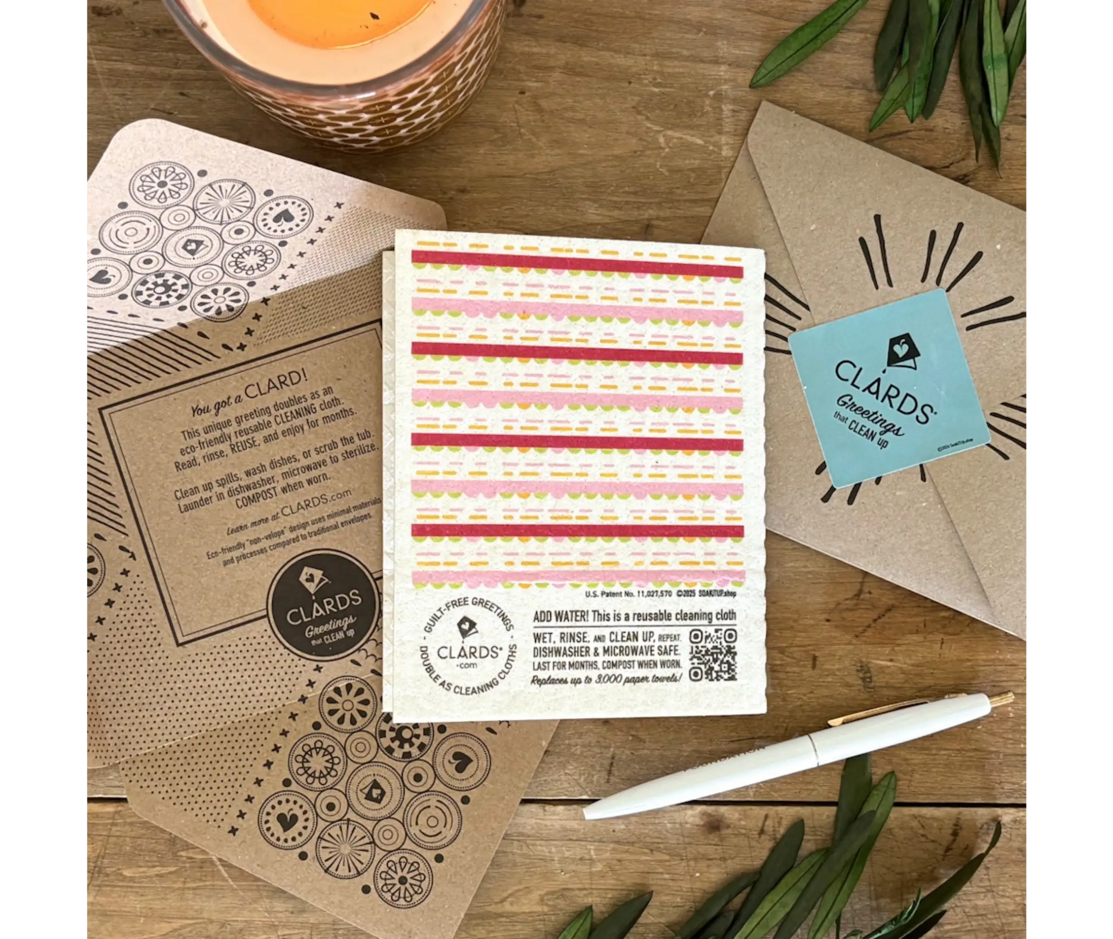 You Take the Cake 2-in-1 Greeting Clard® & Eco Cloth - Eco