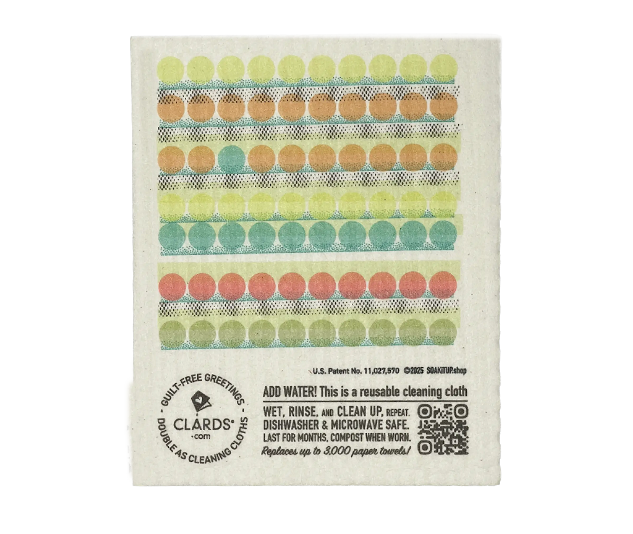 Three Chairs! 2-in-1 Greeting Clard® Eco Cloth - Eco