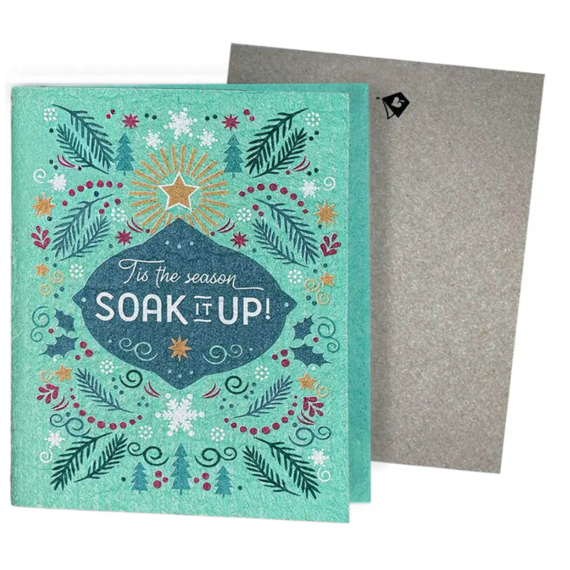Tis the Season—Soak iT Up Clards—Greetings that turn into reusable cleaning cloths soakitup.shop