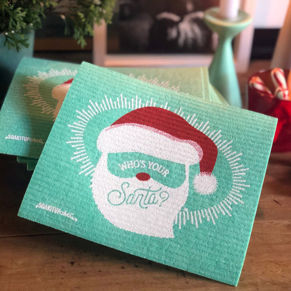 Who’s Your Santa? - Swedish Dishcloths
