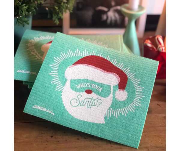 Who’s Your Santa? - Swedish Dishcloths