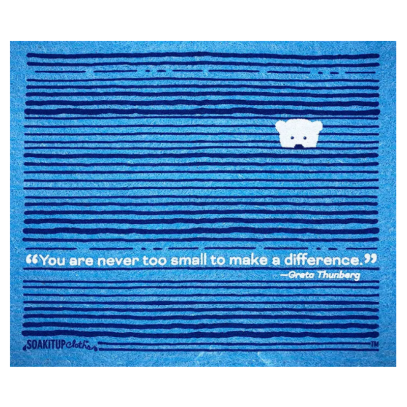 You are never too small to make difference—Greta Thunberg